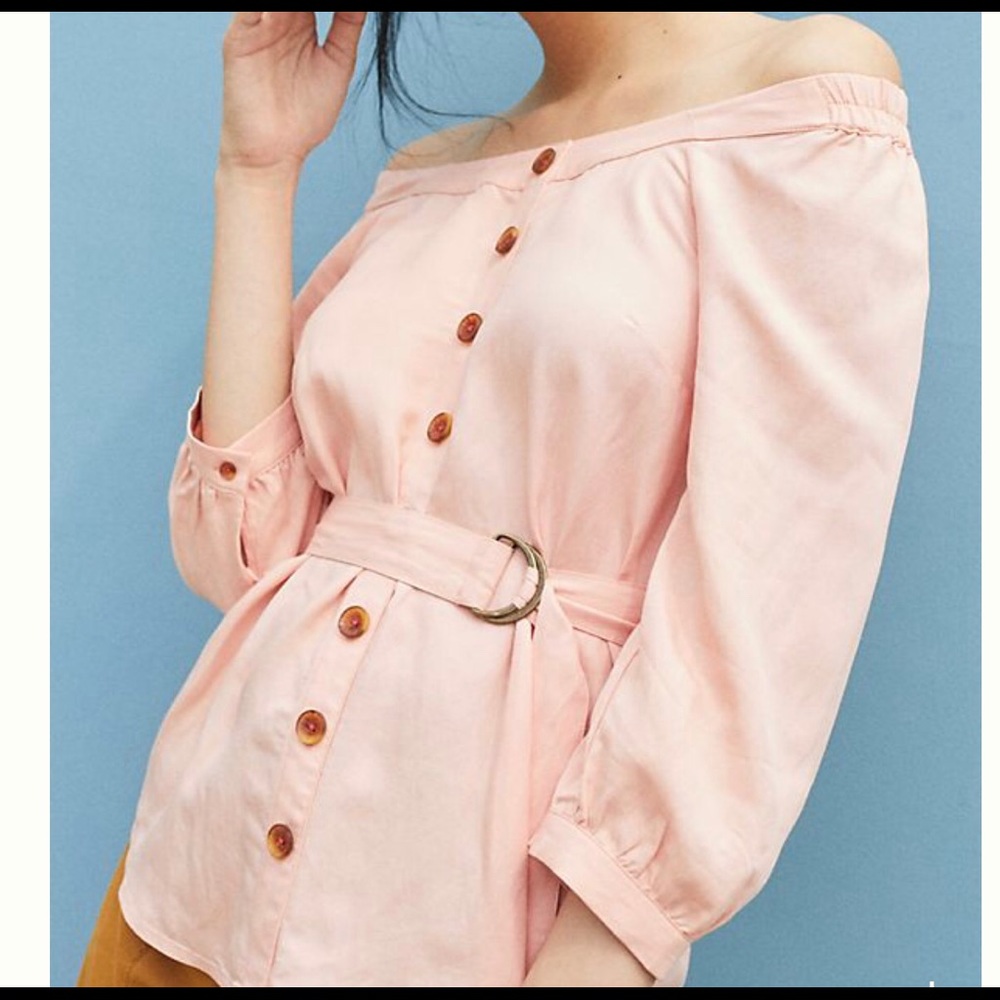 Maeve Alanis Belted Blouse